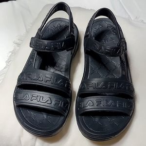FILA sandals color black size 7/8